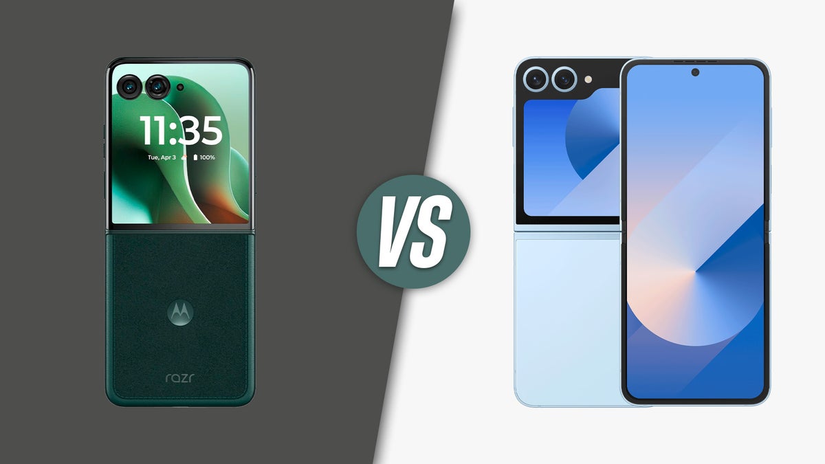 Galaxy Z Flip 6 vs. Motorola Razr+ (2025)